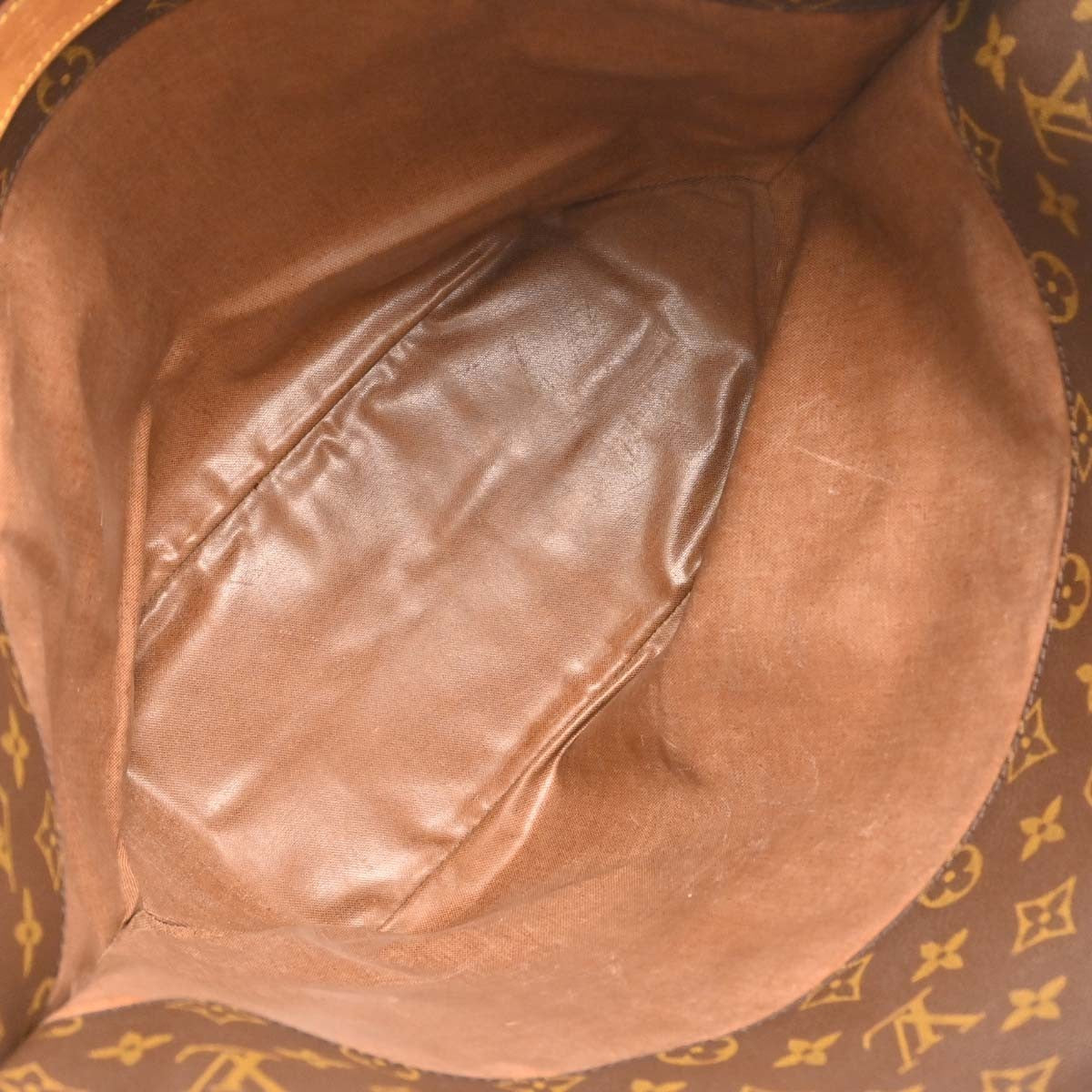 Louis Vuitton Shopping Sac Monogram Canvas, Brown, Canvas, Handbag