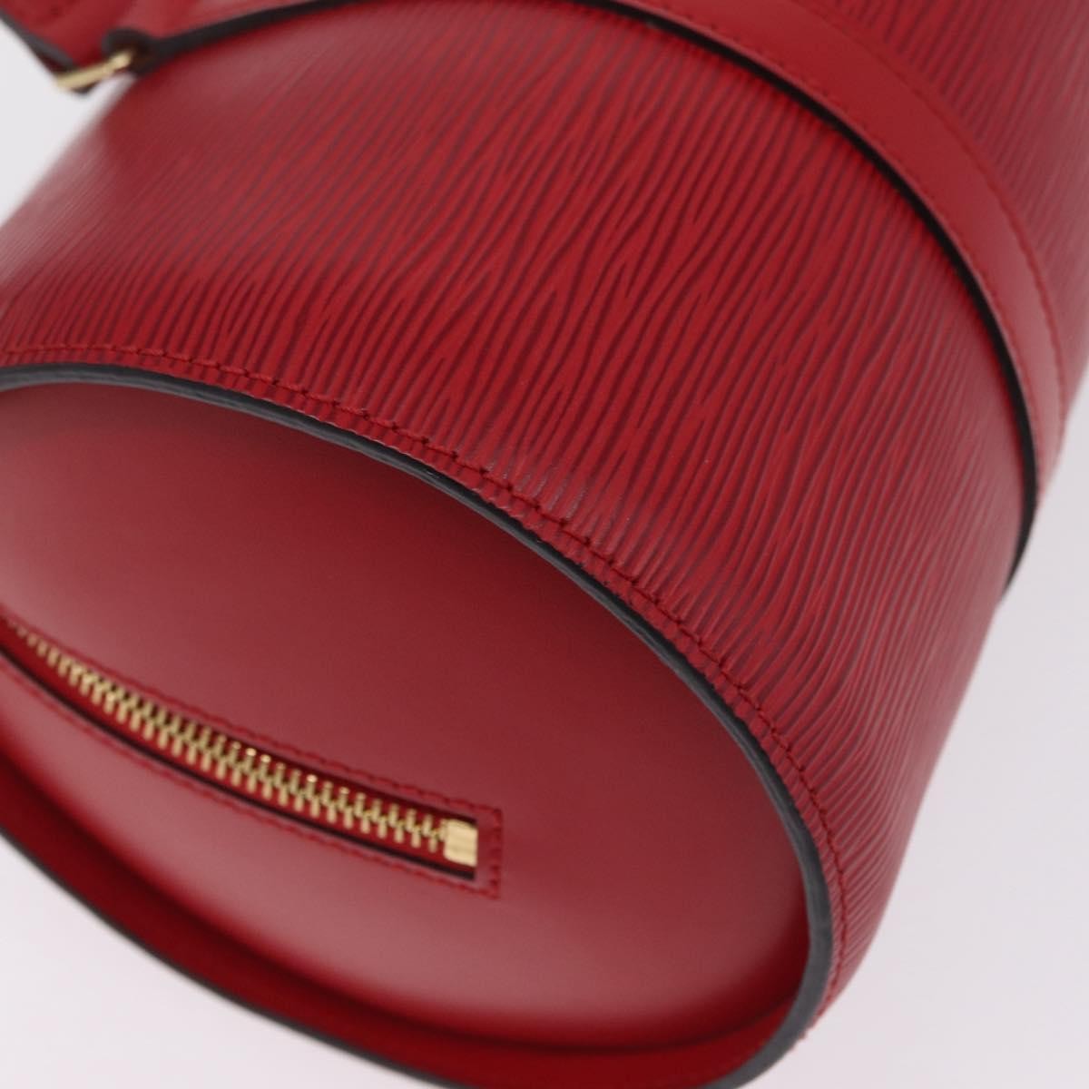 Louis Vuitton Soufflot Epi Leather, Red, Leather, Tote Bag