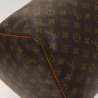 Louis Vuitton Keepall Bag Monogram Canvas, BROWN, CANVAS, Travel bag