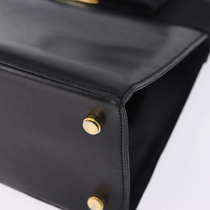 Salvatore Ferragamo Convertible Vara Bow Tote Leather, Black, Leather, Handbag