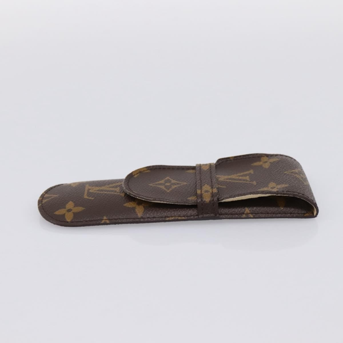 Louis Vuitton Etui à stylo Canvas, Brown, Canvas, Clutch
