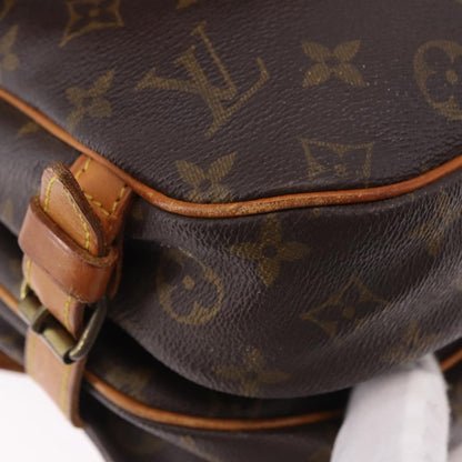 Louis Vuitton Saumur Canvas, Brown, Canvas, Shoulder Bag