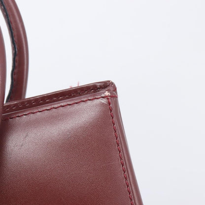 Cartier Must Line Leather, Burgundy, Leather, Handbag