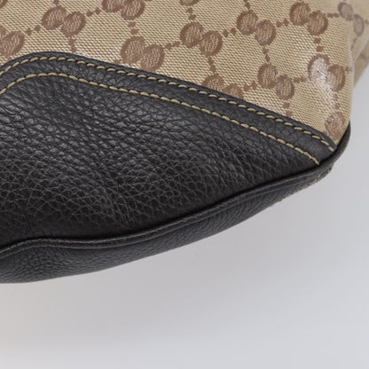 Gucci Nice Hobo Patent Canvas, Beige, Canvas, Shoulder Bag