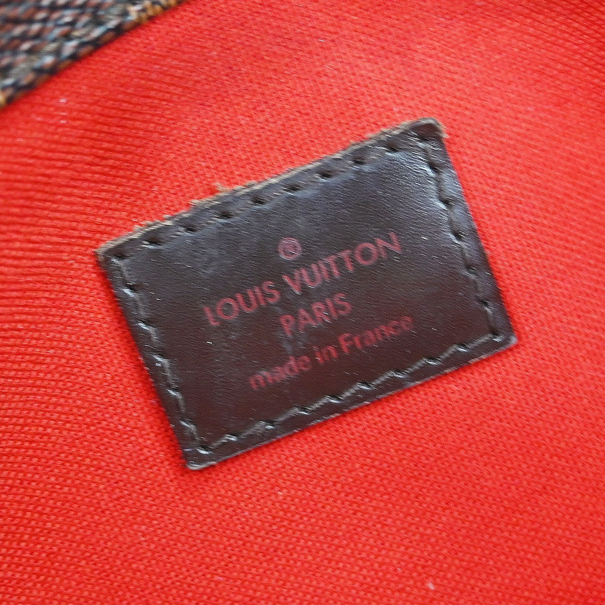 Louis Vuitton Bloomsbury Damier, Brown, Canvas, Handbag