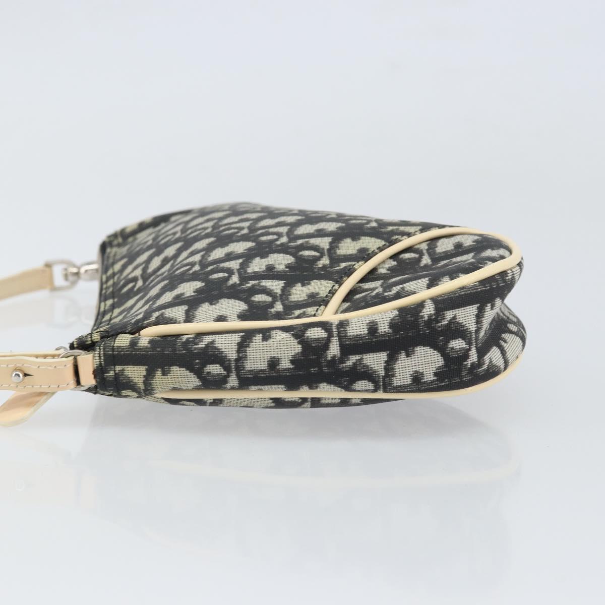 Christian Dior Saddle Tripple Pouch Oblique Canvas, BLACK, CANVAS, Shoulder bag