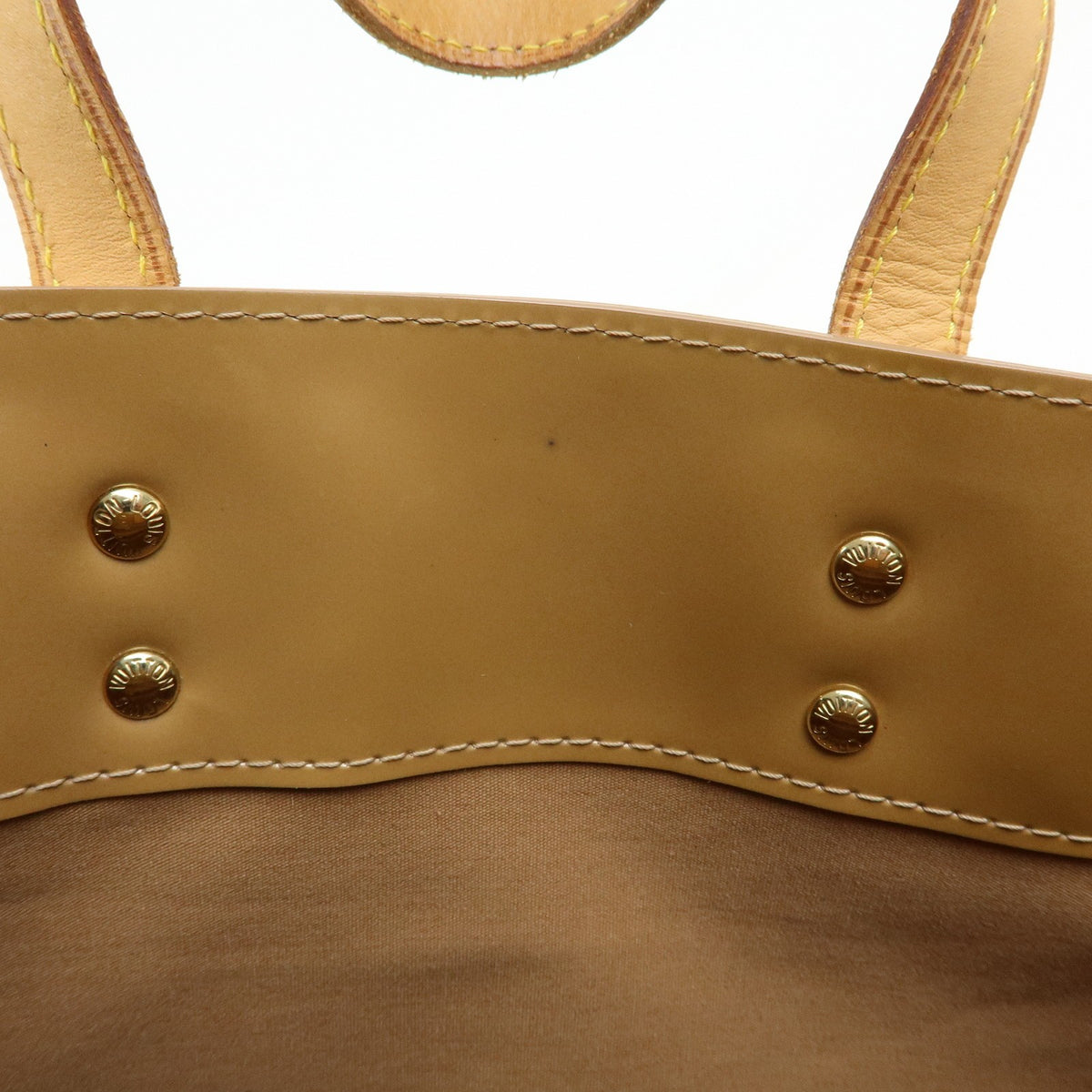 Louis Vuitton Reade Monogram Vernis, Brown, Patent Leather, Handbag