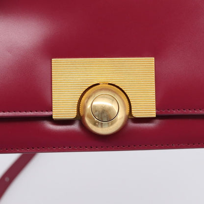 Bottega Veneta BV Classic Smooth Calfskin, Burgundy, Leather, Shoulder Bag