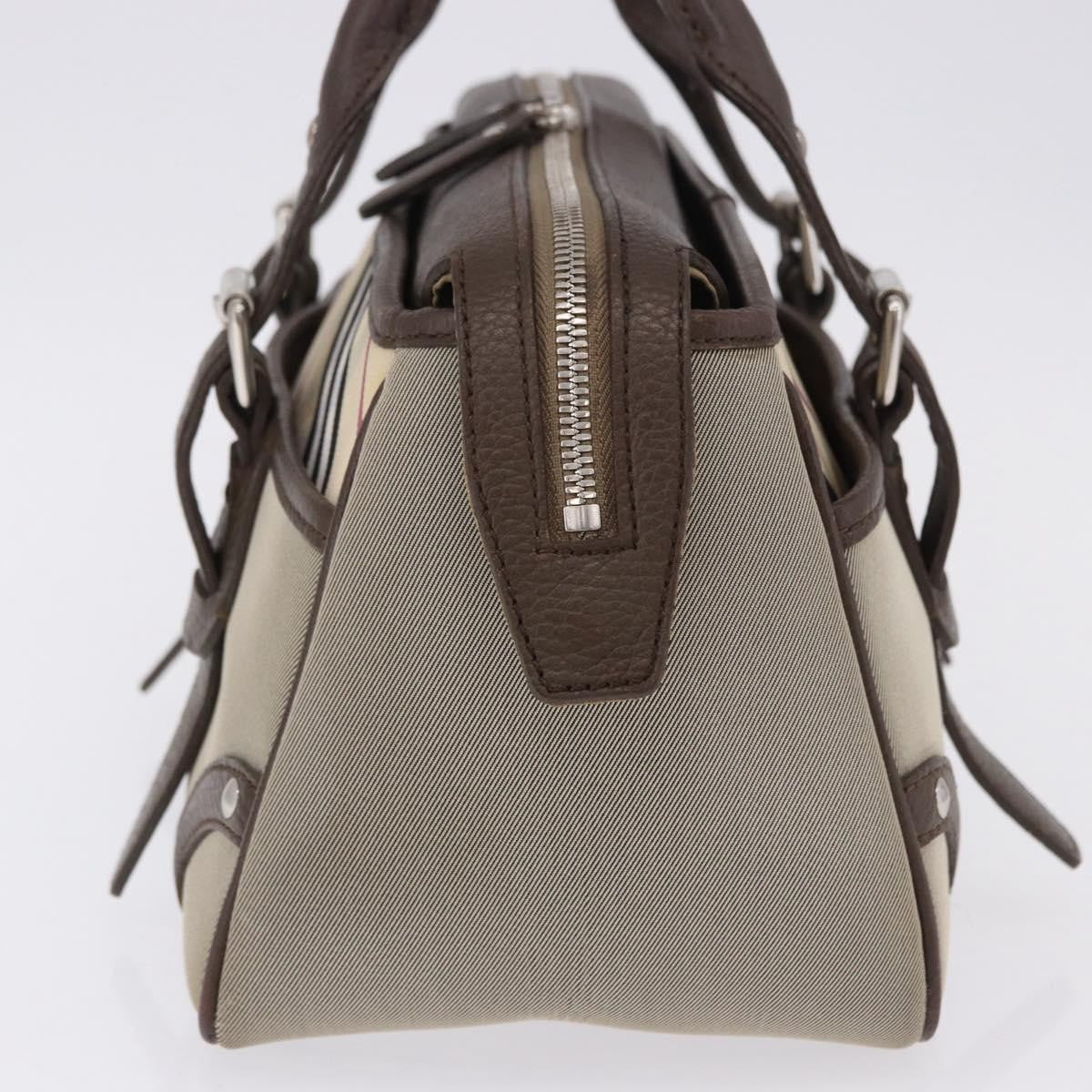 Burberry Nova Check Canvas, Brown, Canvas, Handbag