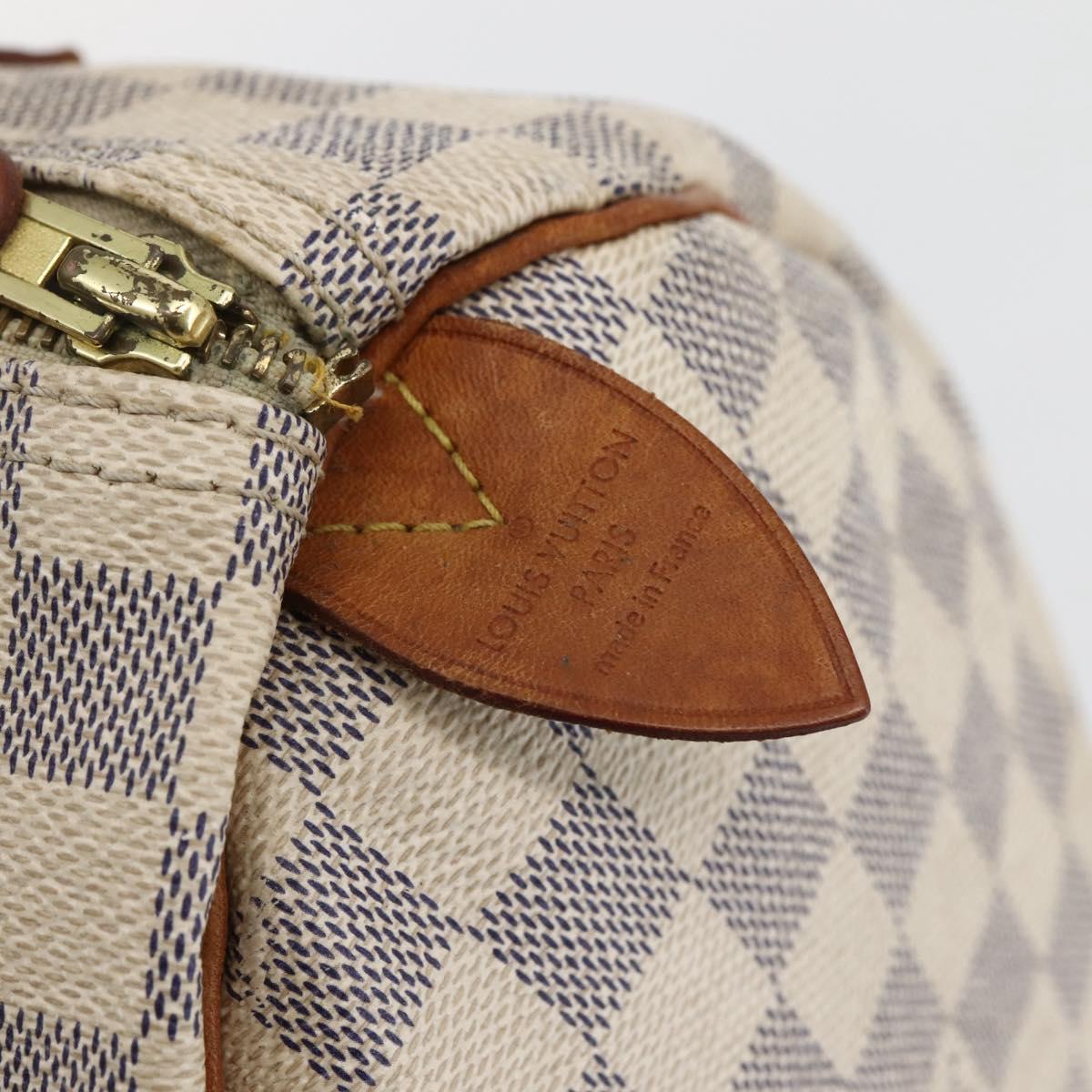 Louis Vuitton Speedy Handbag Damier, BEIGE, CANVAS, Handbag