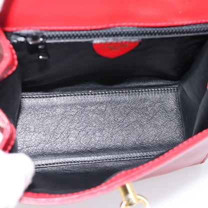Celine Handbag Leather, Red, Leather, Handbag