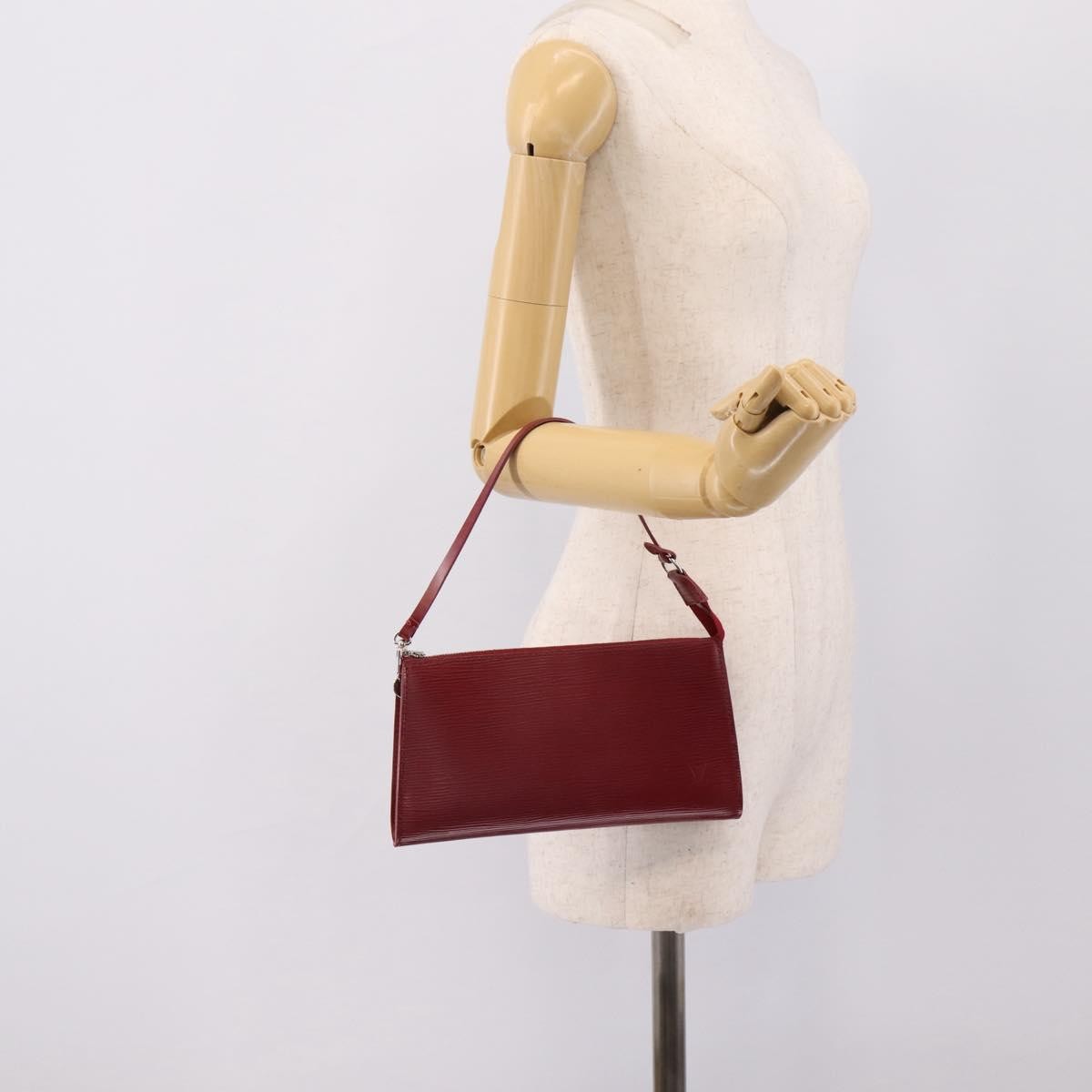Louis Vuitton Pochette Accessoires NM Epi Leather, Red, Leather, Clutch