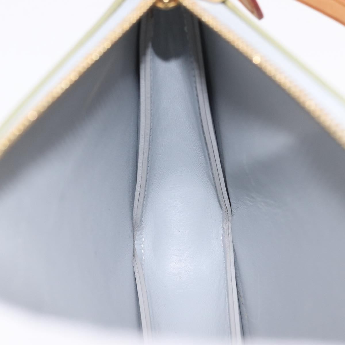 Louis Vuitton Lexington Pochette Monogram Vernis, Beige, Patent Leather, Clutch