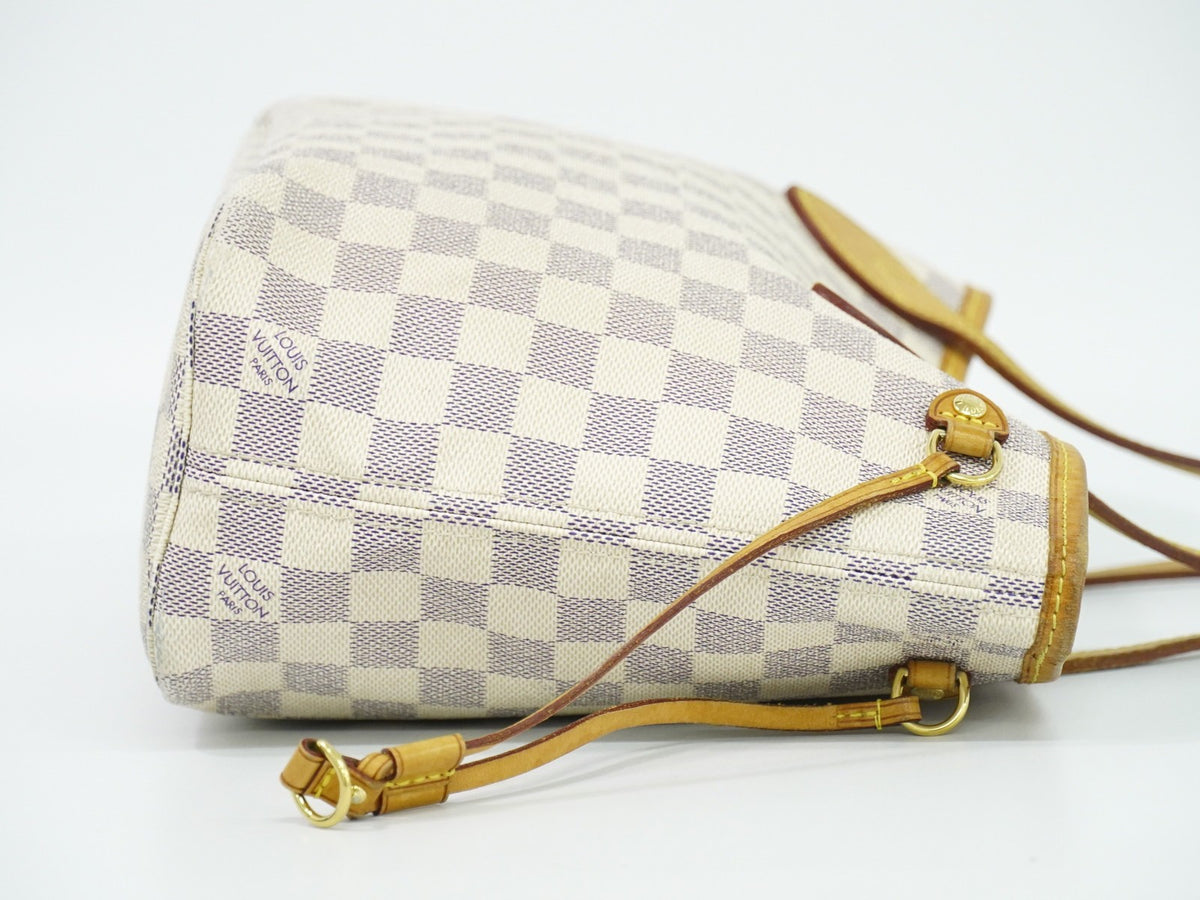 Louis Vuitton Neverfull Damier, Beige, Canvas, Tote Bag