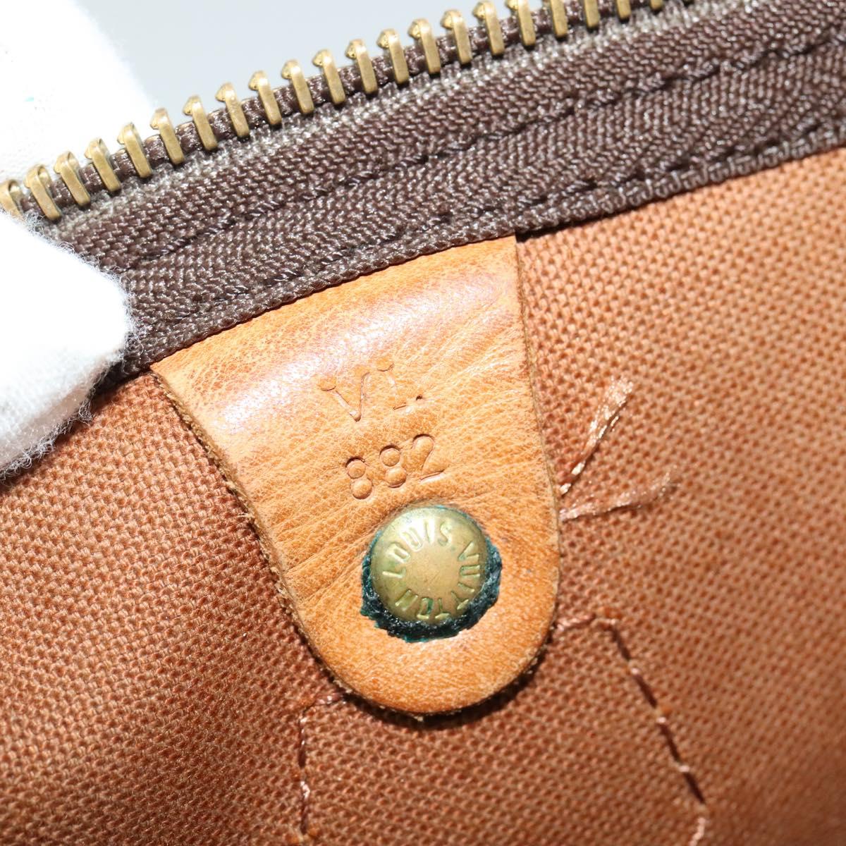 Louis Vuitton Speedy Handbag Monogram Canvas, BROWN, CANVAS, Handbag