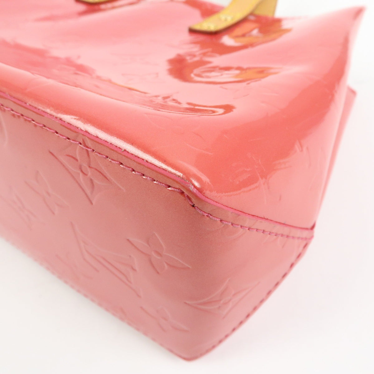 Louis Vuitton Reade Monogram Vernis, Pink, Patent Leather, Handbag