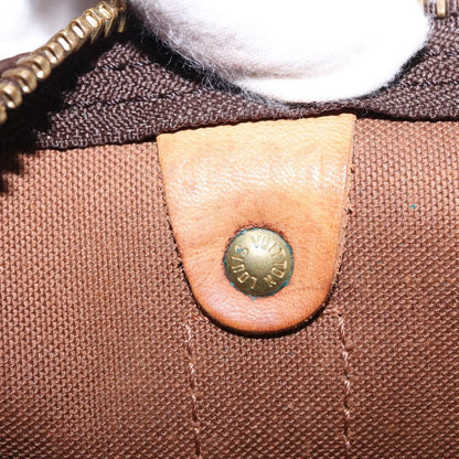 Louis Vuitton Keepall Bandoulière Monogram, Brown, Canvas, Travel Bag
