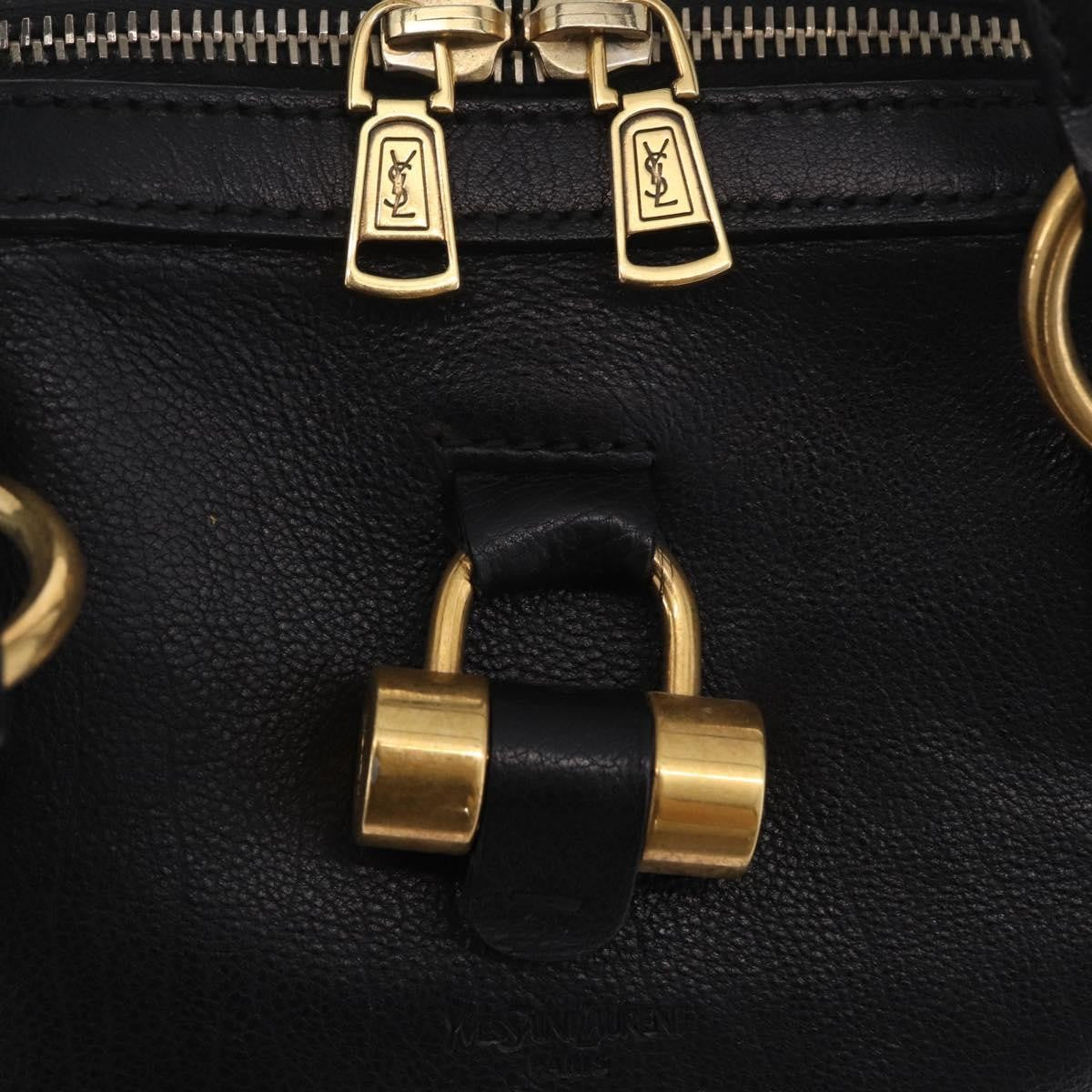 Saint Laurent Muse Leather, Black, Leather, Shoulder Bag