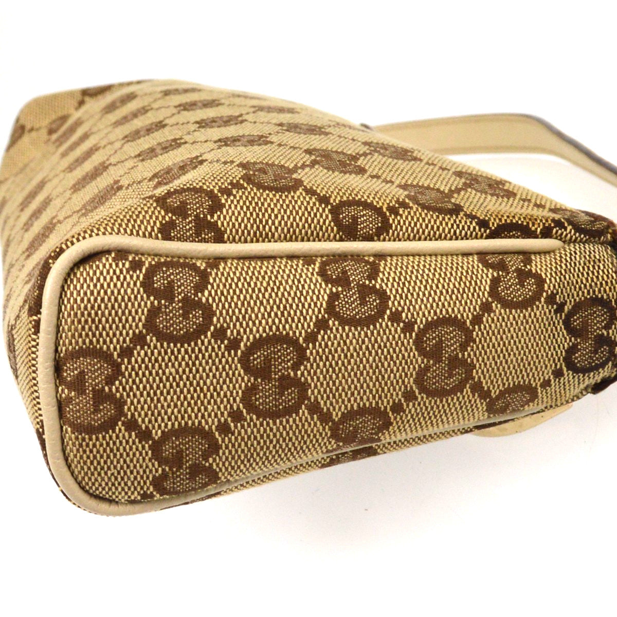 Gucci Jolicoeur Pochette GG Canvas, Beige, Canvas, Clutch