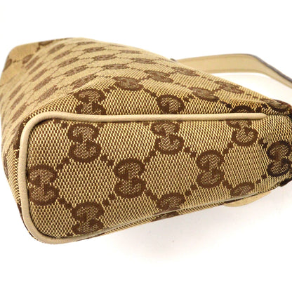 Gucci Jolicoeur Pochette GG Canvas, Beige, Canvas, Clutch