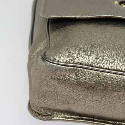 Loewe Anagram Leather, Gold, Leather, Tote Bag