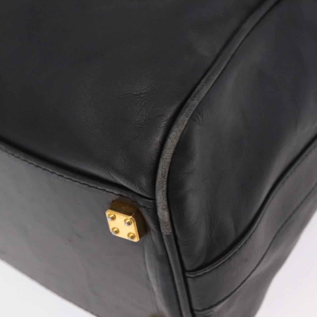 Loewe Travel Line Boston, Black, Leather, Travel Bag