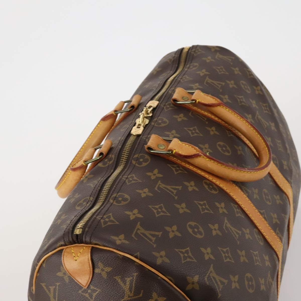 Louis Vuitton Keepall Monogram Canvas, Brown, Canvas, Travel Bag