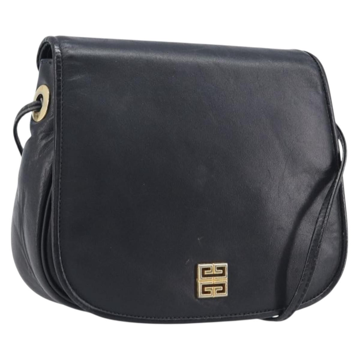 Givenchy 4G Shoulder Bag Leather, Black, Leather, Shoulder Bag