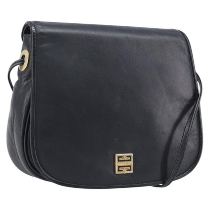 Givenchy 4G Shoulder Bag Leather, Black, Leather, Shoulder Bag