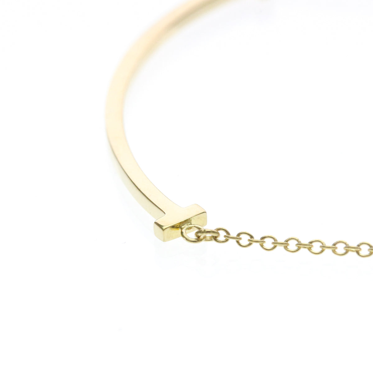 Tiffany & Co. T Smile Pendant 18K Yellow Gold, Gold, Yellow Gold, Necklace