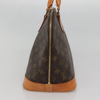 Louis Vuitton Alma Handbag Monogram Canvas, BROWN, CANVAS, Handbag