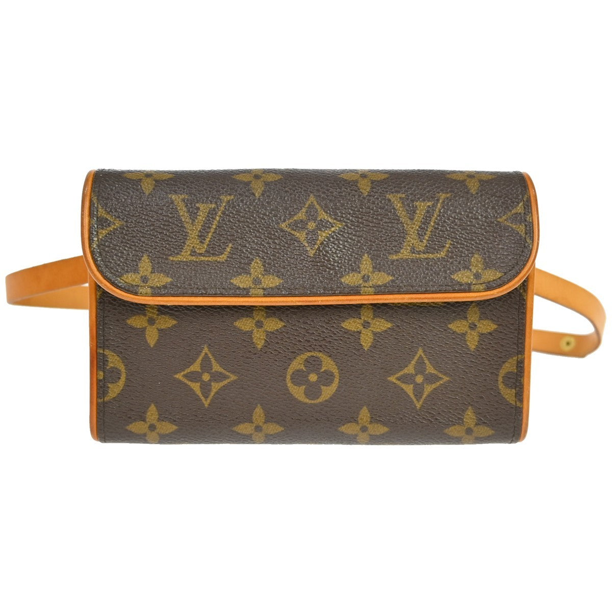 Louis Vuitton Florentine Monogram, Brown, Canvas, Clutch