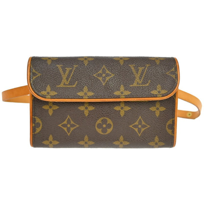 Louis Vuitton Florentine Monogram, Brown, Canvas, Clutch