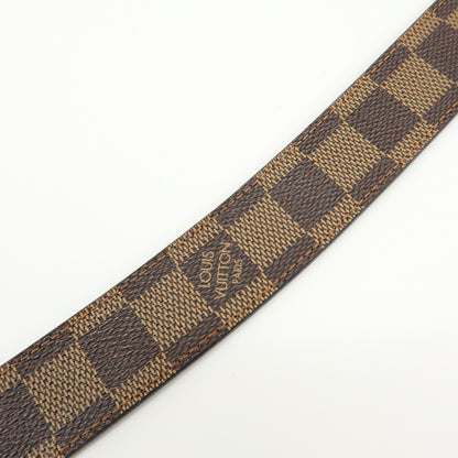 Louis Vuitton Ceinture Carre Belt Damier, Brown, Canvas, Belt
