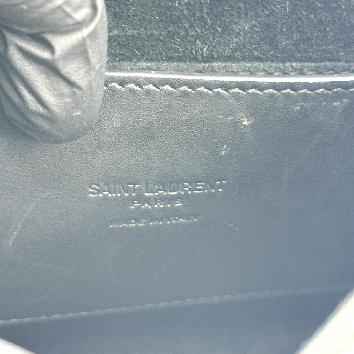Saint Laurent Kaia Leather, Black, Leather, Shoulder Bag