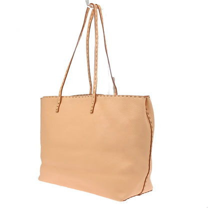Fendi Roll Selleria Leather, Orange, Leather, Tote Bag