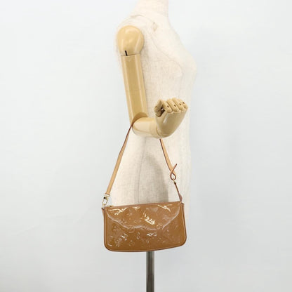 Louis Vuitton Pochette Accessoires NM Monogram Vernis, Brown, Patent Leather, Clutch