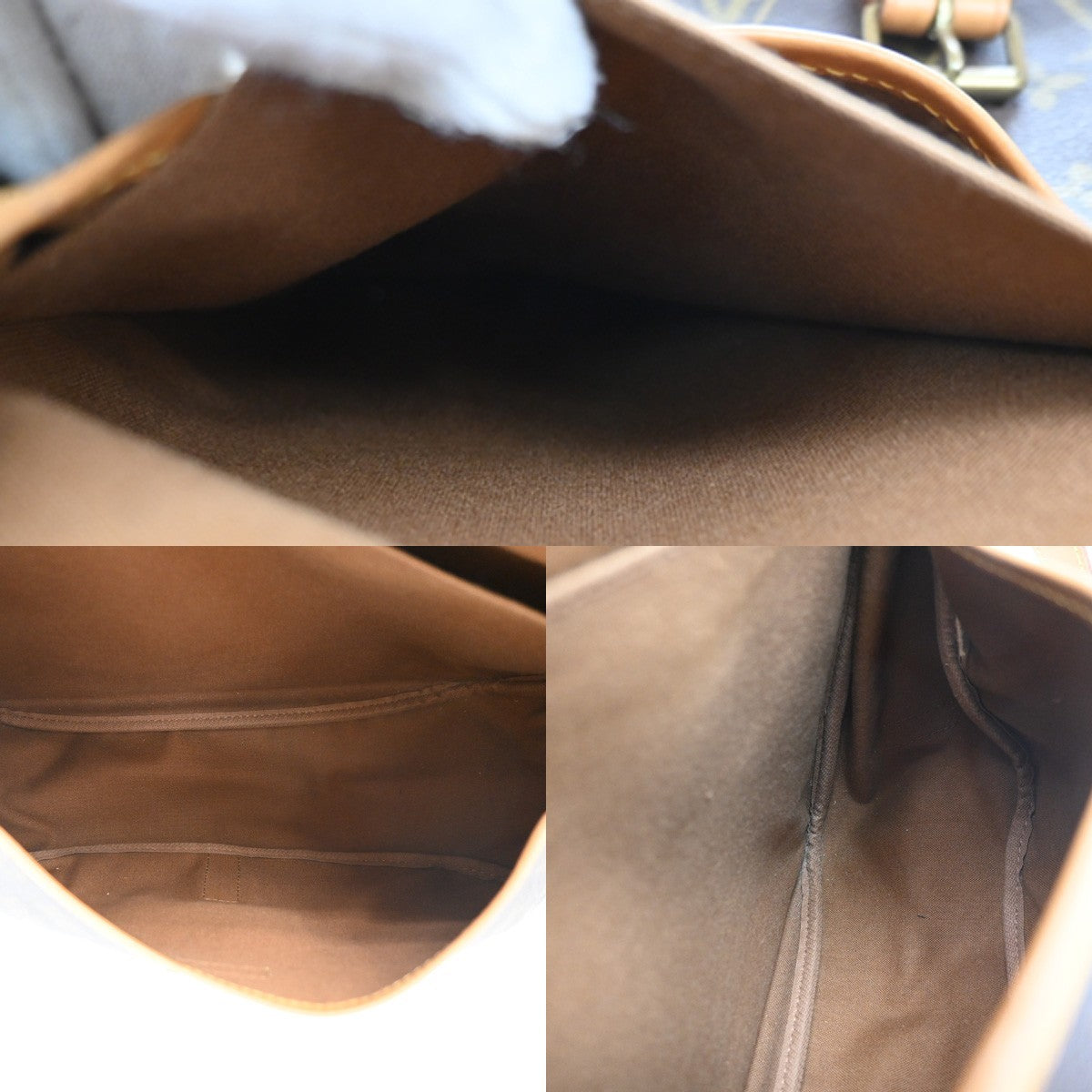 Louis Vuitton Saumur Monogram Canvas, Brown, Canvas, Shoulder Bag