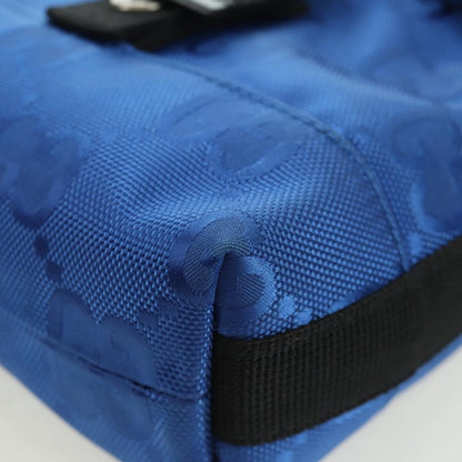 Gucci Off The Grid Buckle Messenger GG Econyl, Blue, Canvas, Handbag