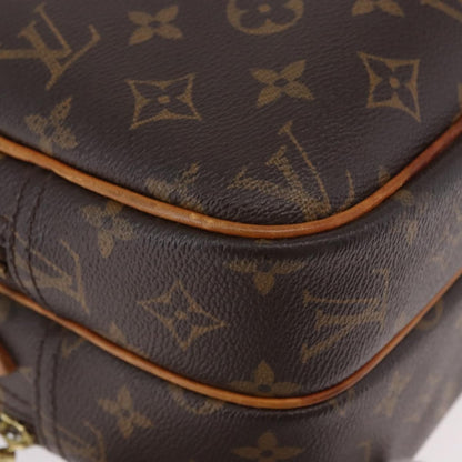 Louis Vuitton Reporter Monogram, Brown, Canvas, Shoulder Bag
