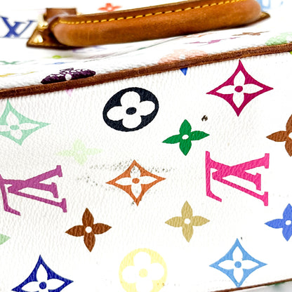 Louis Vuitton Trouville Monogram Multicolor, White, Canvas, Handbag