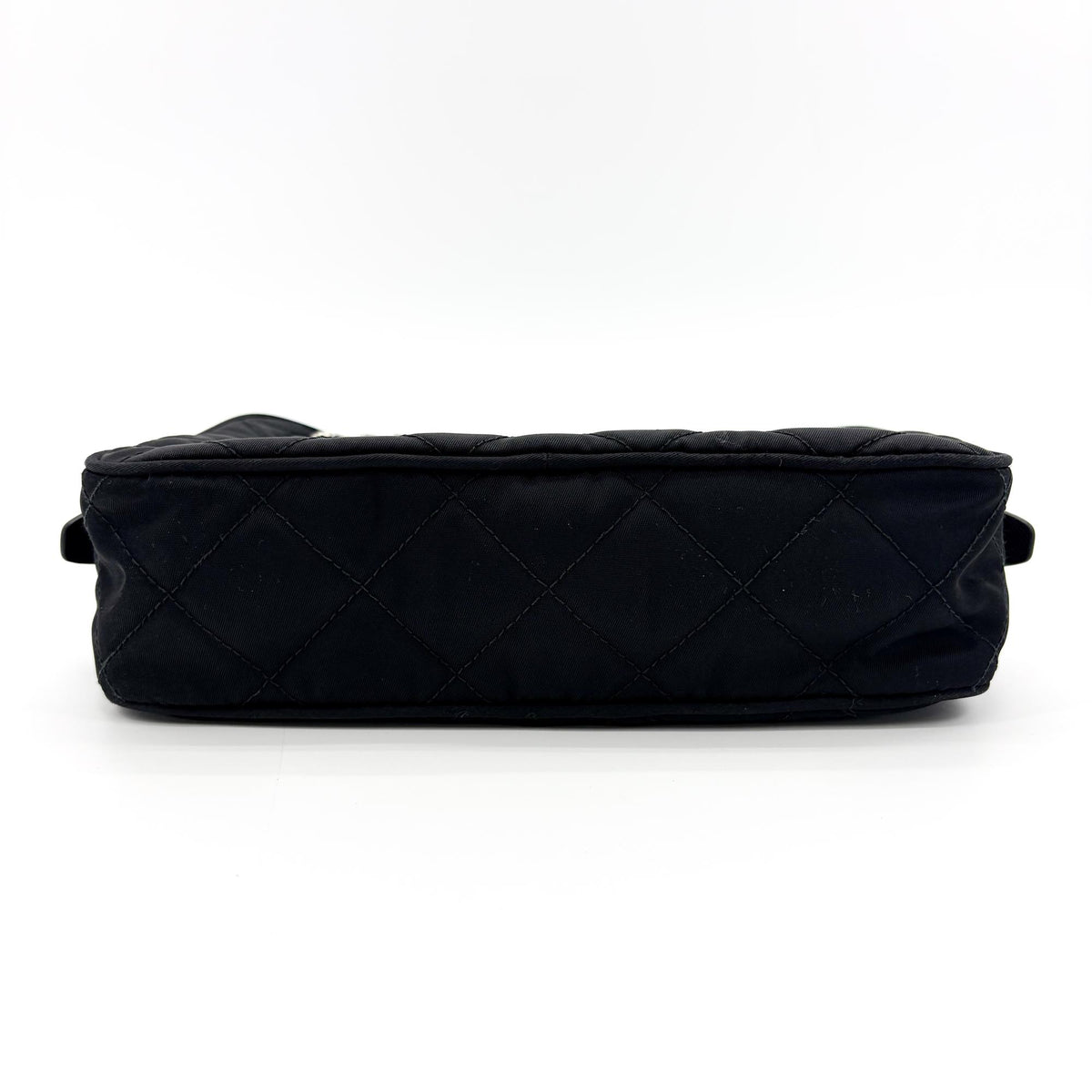 Prada Convertible Quilted Tessuto, Black, Nylon, Shoulder Bag