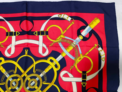 Hermes Carré 90 Silk multicolor, Multicolour, Silk, Scarf