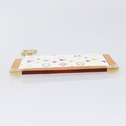 Louis Vuitton Pochette Clés Monogram Canvas, White, Canvas, Wallet