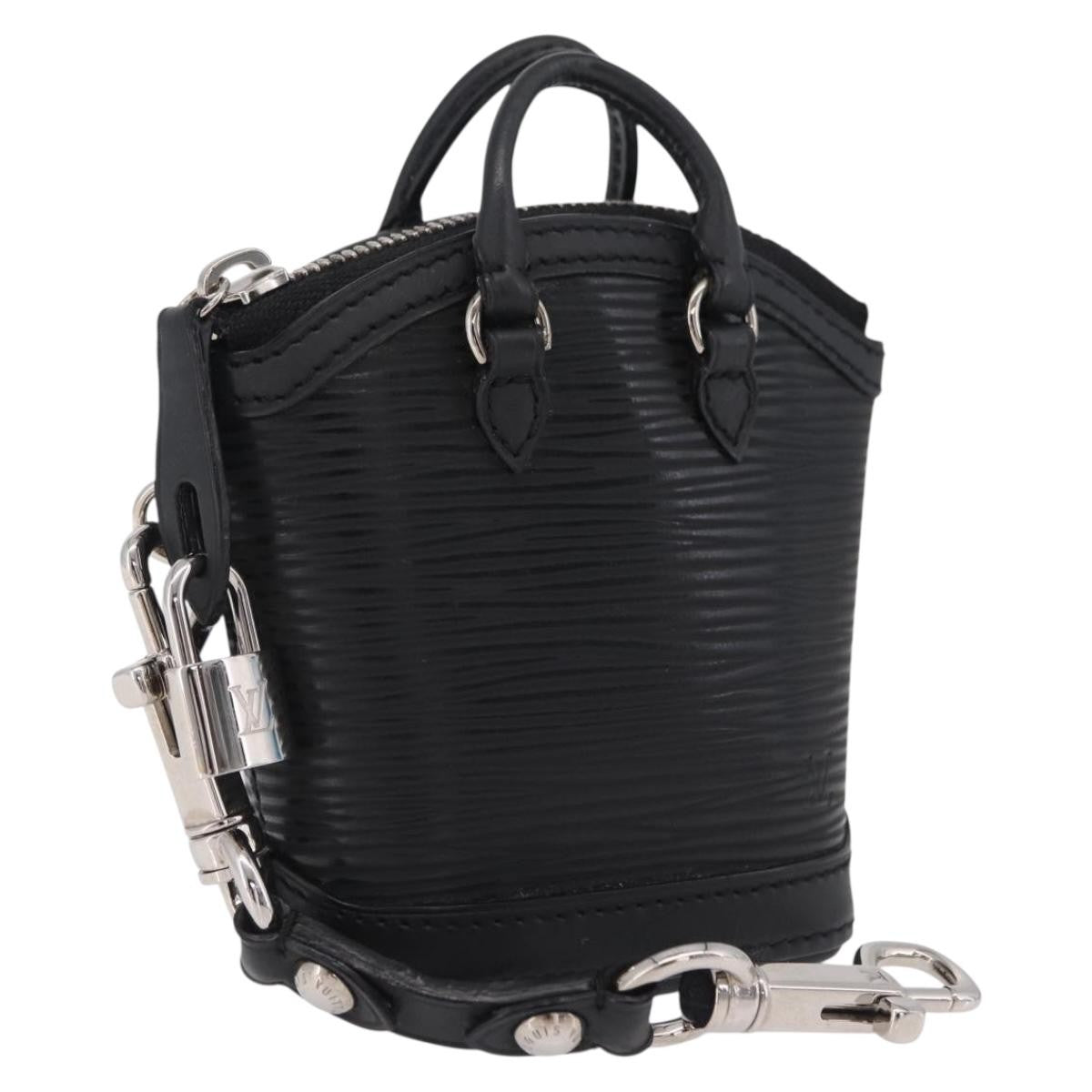 Louis Vuitton Lockit Epi Leather, Black, Leather, Handbag