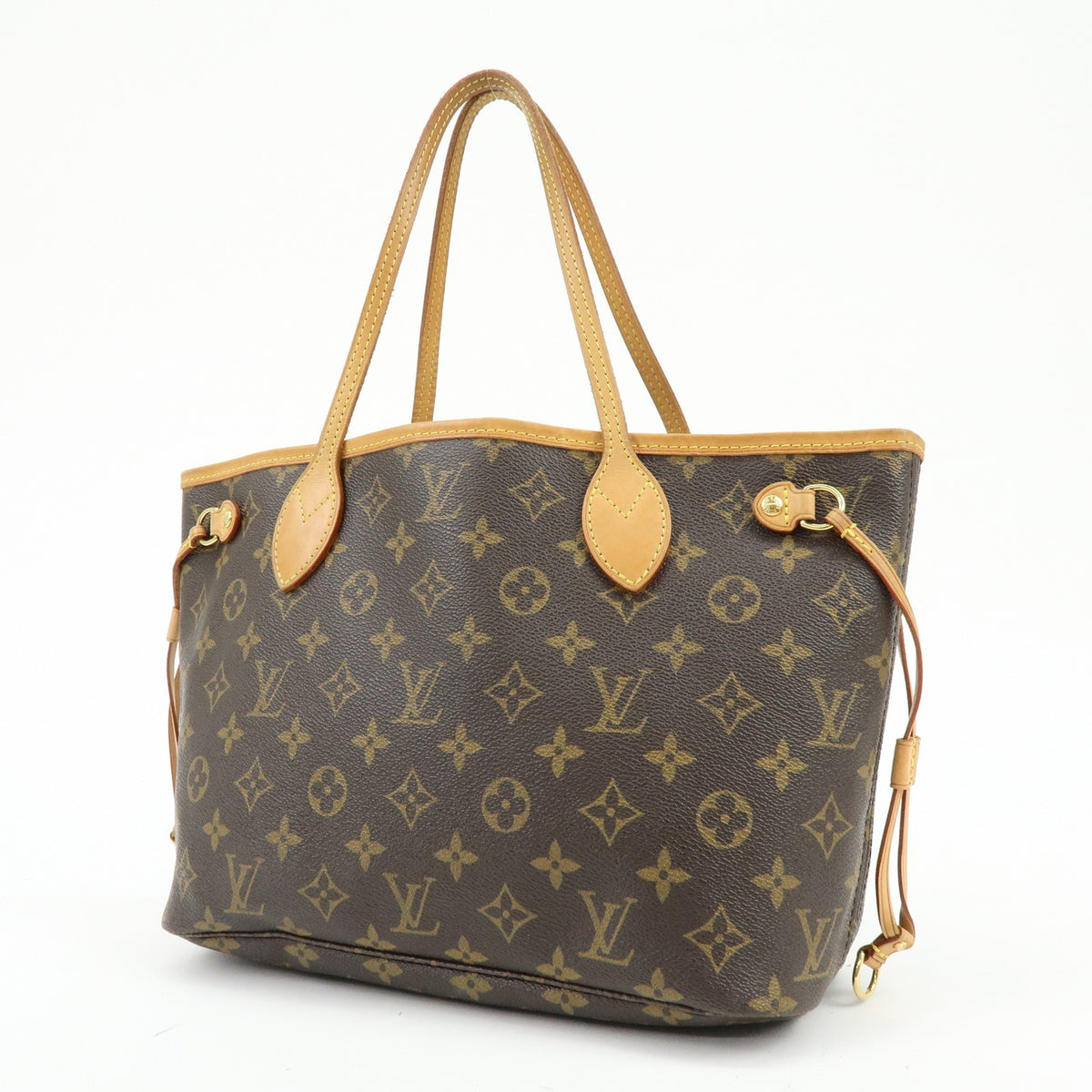 Louis Vuitton Neverfull Monogram Canvas, Brown, Canvas, Tote Bag