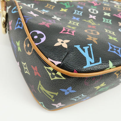 Louis Vuitton Lodge Monogram Multicolor, Black, Canvas, Handbag