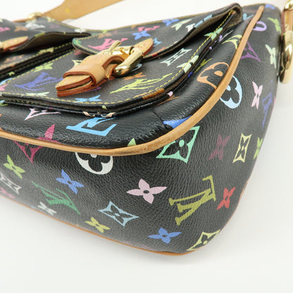 Louis Vuitton Lodge Monogram Multicolor, Black, Canvas, Handbag