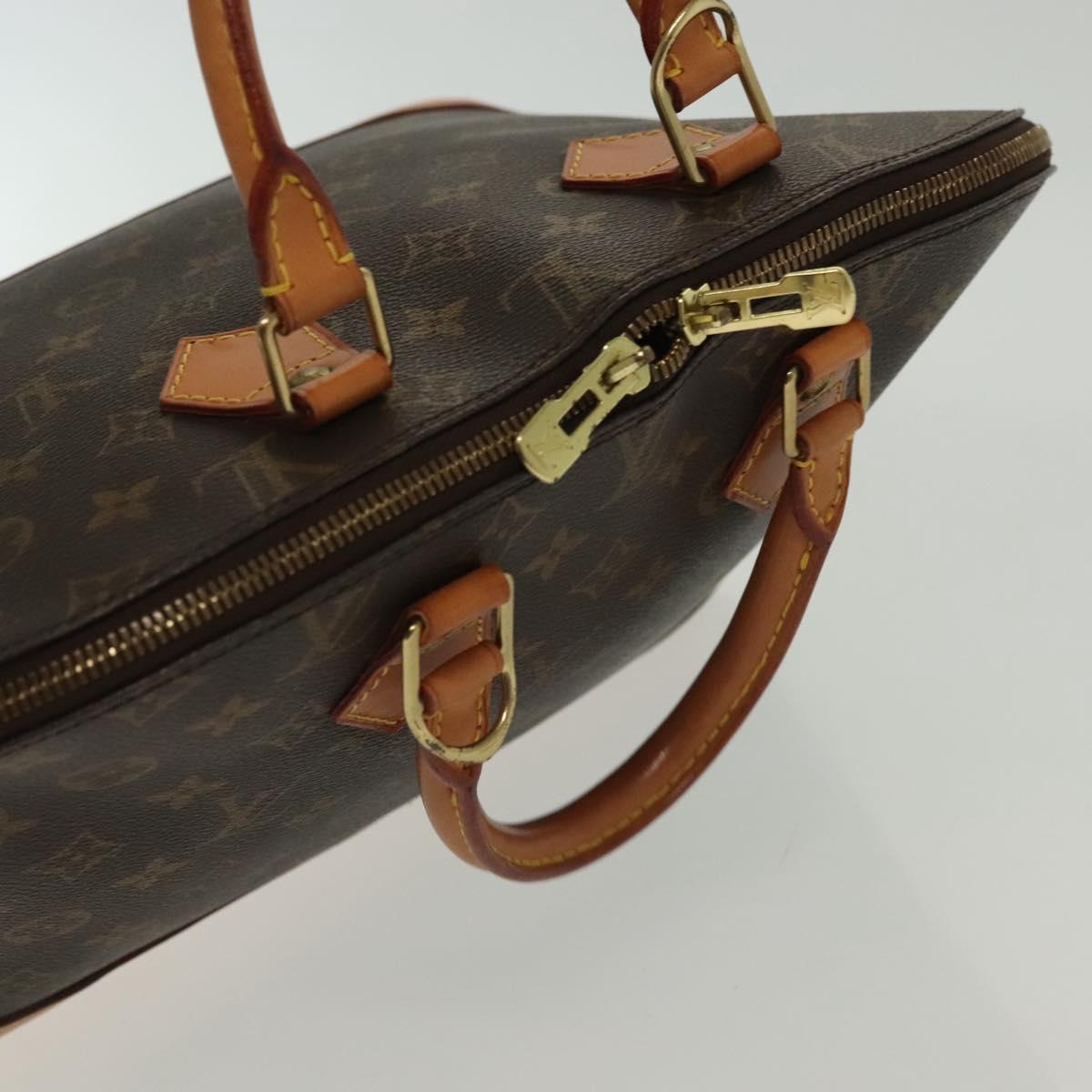 Louis Vuitton Alma Handbag Monogram Canvas, BROWN, CANVAS, Handbag