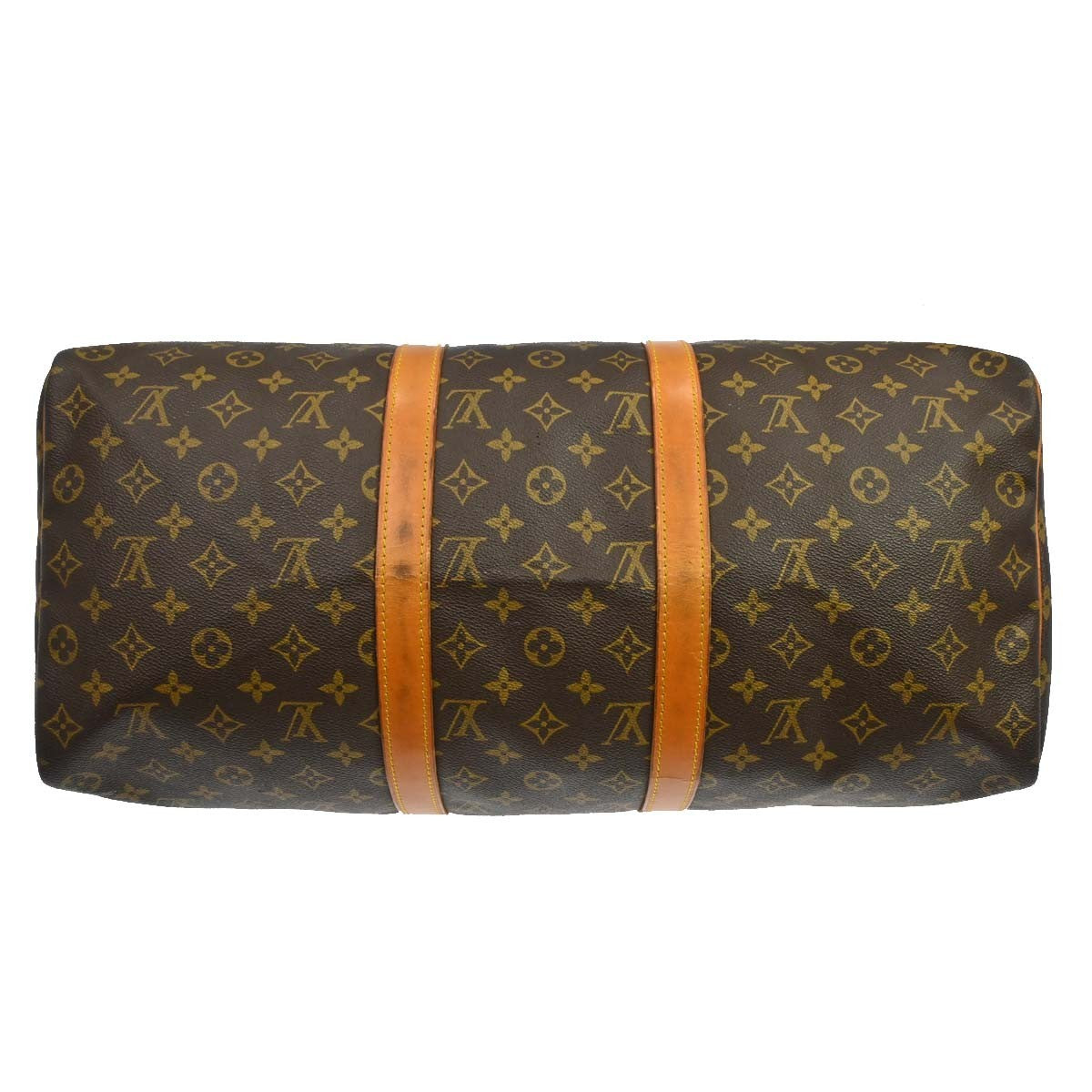 Louis Vuitton Keepall Monogram Canvas, Brown, Canvas, Travel Bag